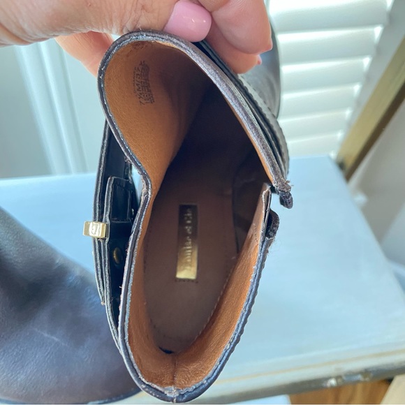 Louise et Cie Leather Brown Leather Ankle Boots Sz 7.5 - Picture 8 of 9